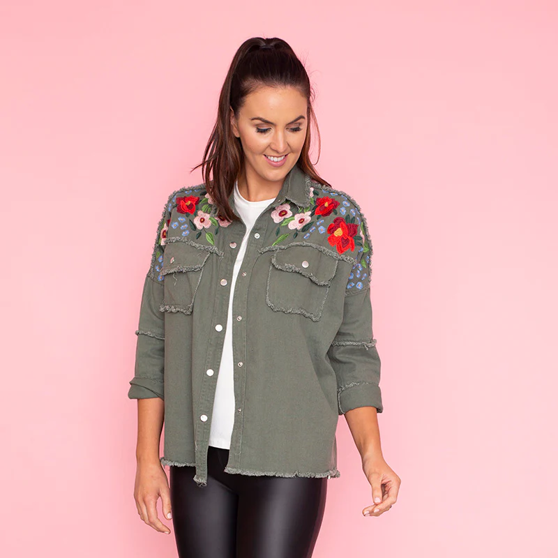 Lexie Shirt (Khaki) - Image 6