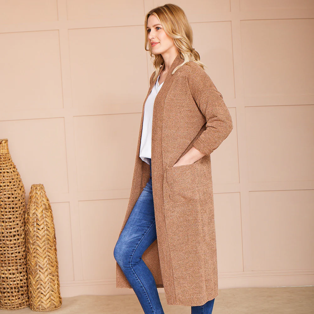 Gina Cardigan (Beige) - Image 4