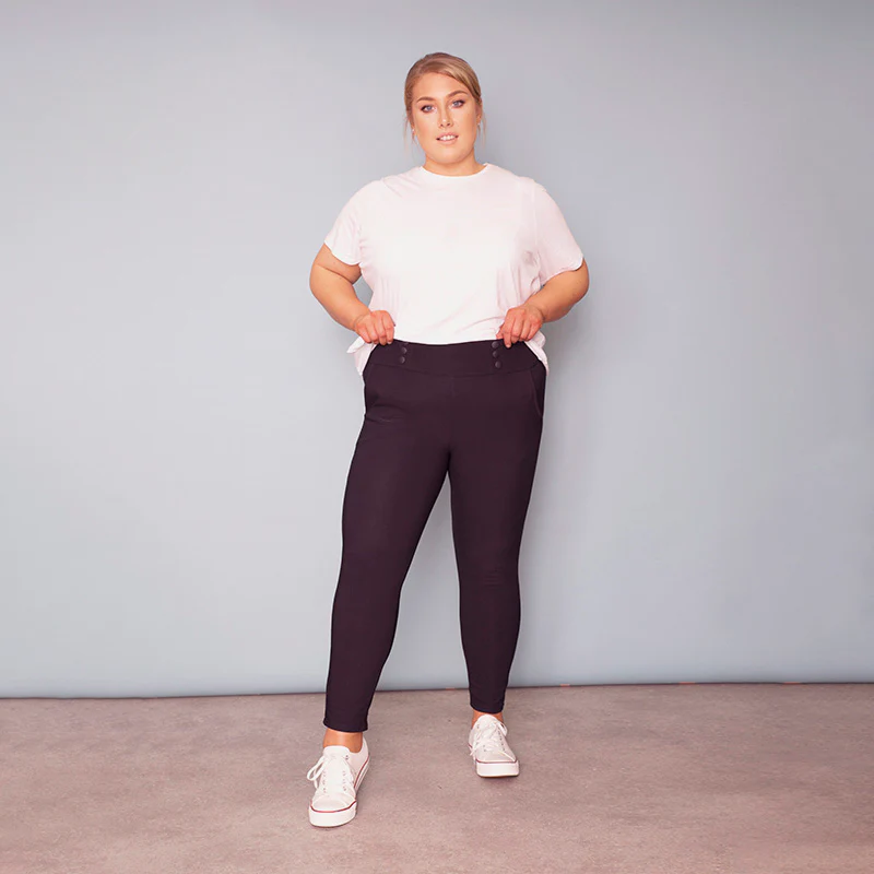 Georgia Trousers (Navy) - Image 4