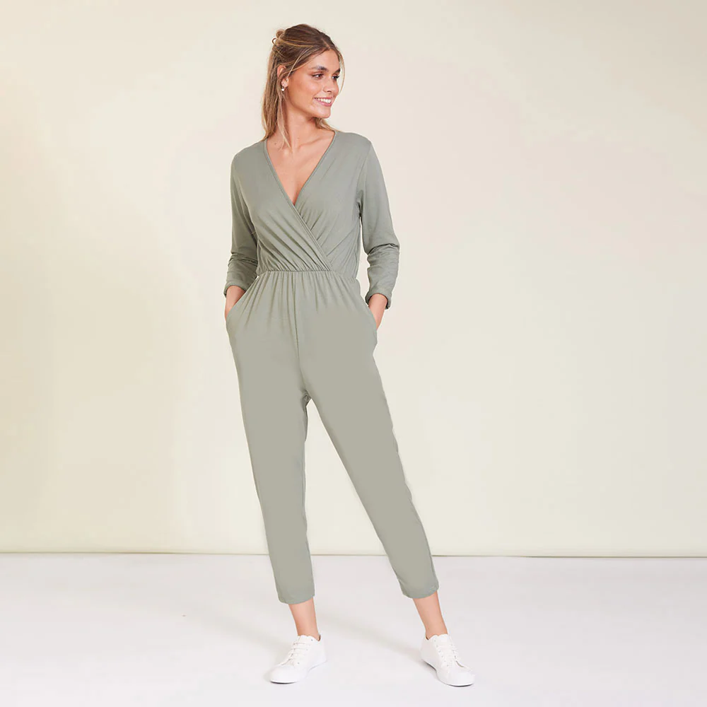 Gigi Jumpsuit (Khaki)