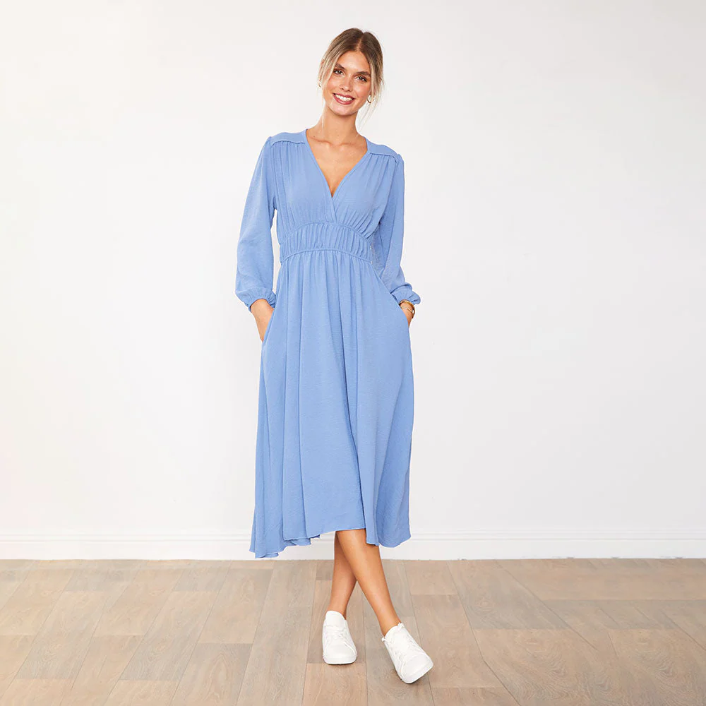 Gina Dress (Blue) - Image 4