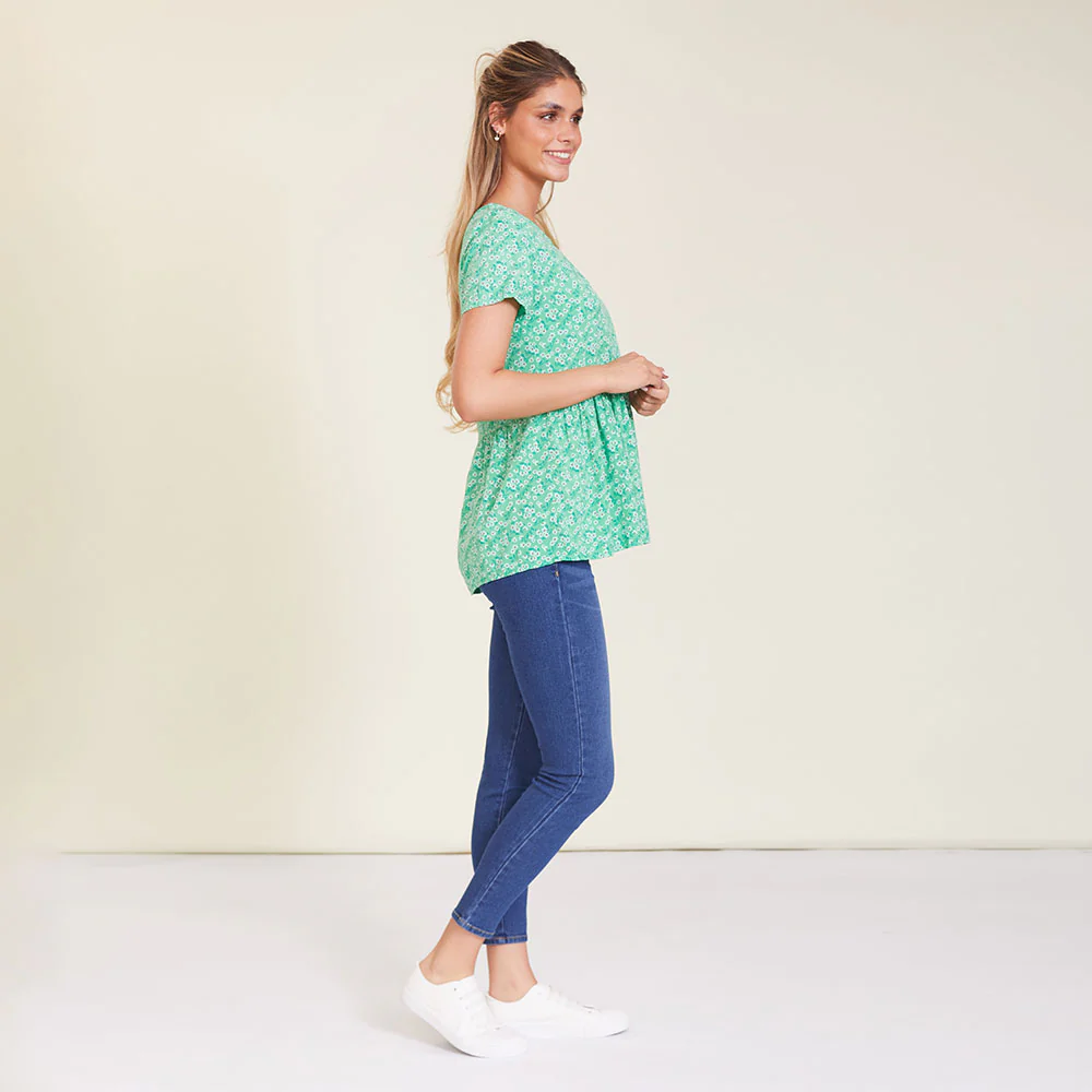 Grace Top (Green Floral) - Image 10