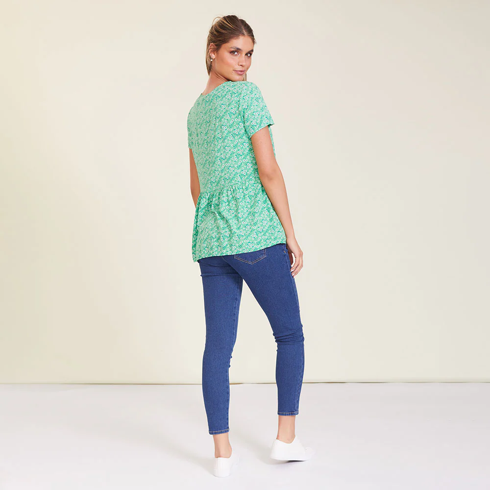 Grace Top (Green Floral) - Image 11
