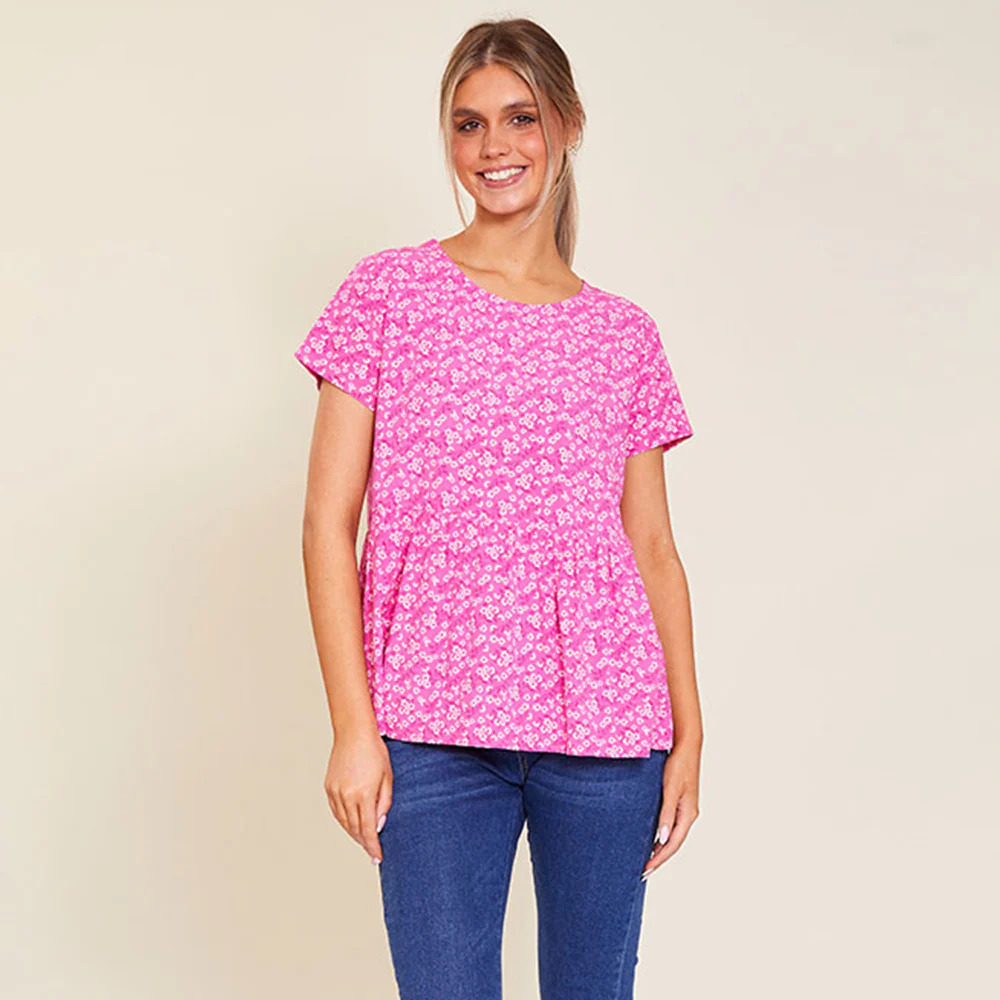 Grace Top (Pink Floral) - Image 5