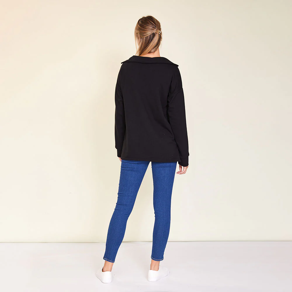 Hailey Jumper (Black) - Image 8