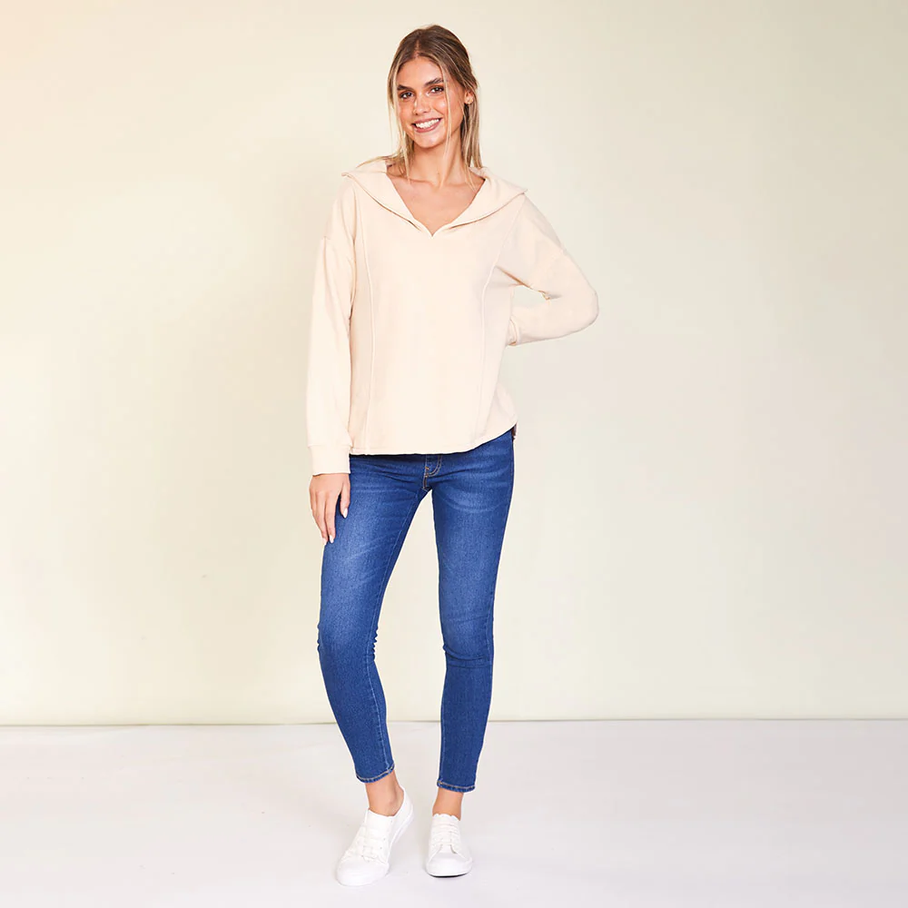 Hailey Jumper (Beige) - Image 2