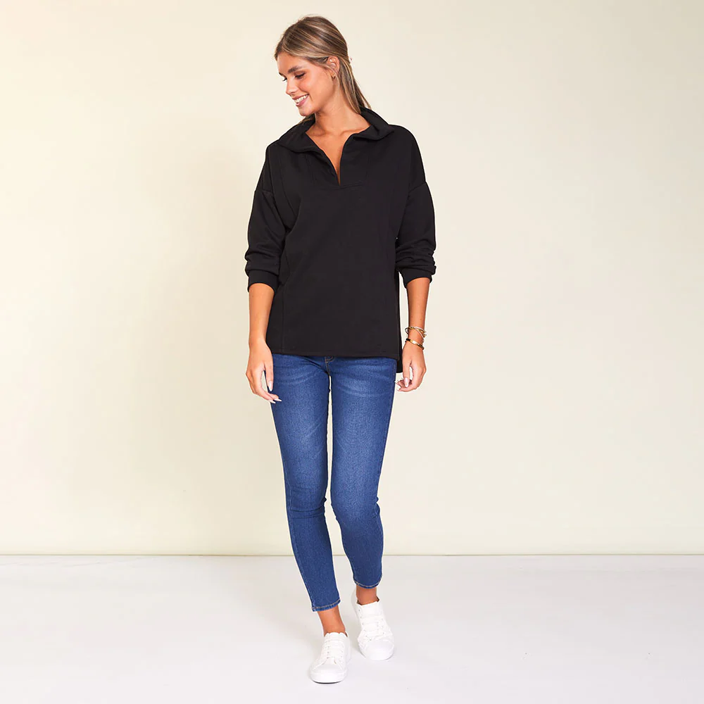 Hailey Jumper (Green & Black) - Image 5