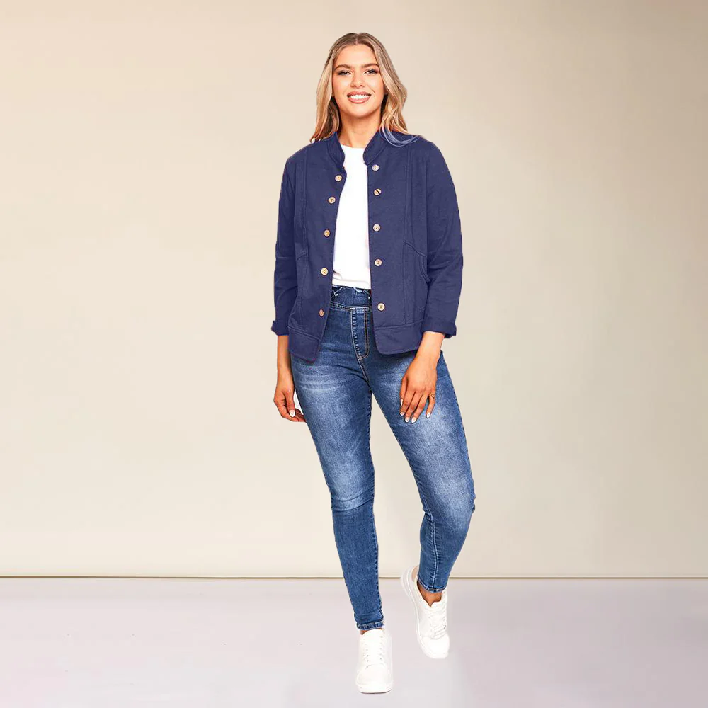 Hailey Jacket (Navy) - Image 3