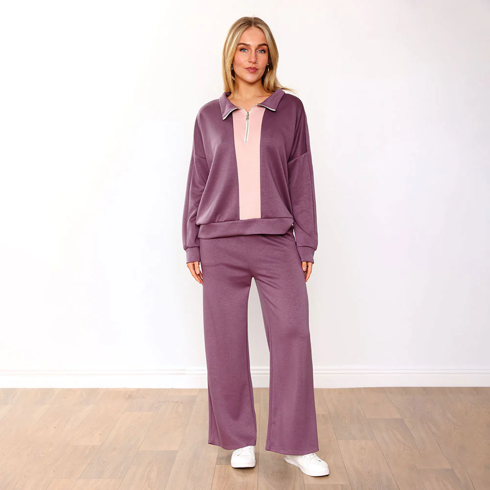Hallie Tracksuit (Mauve/Pink) - Image 3
