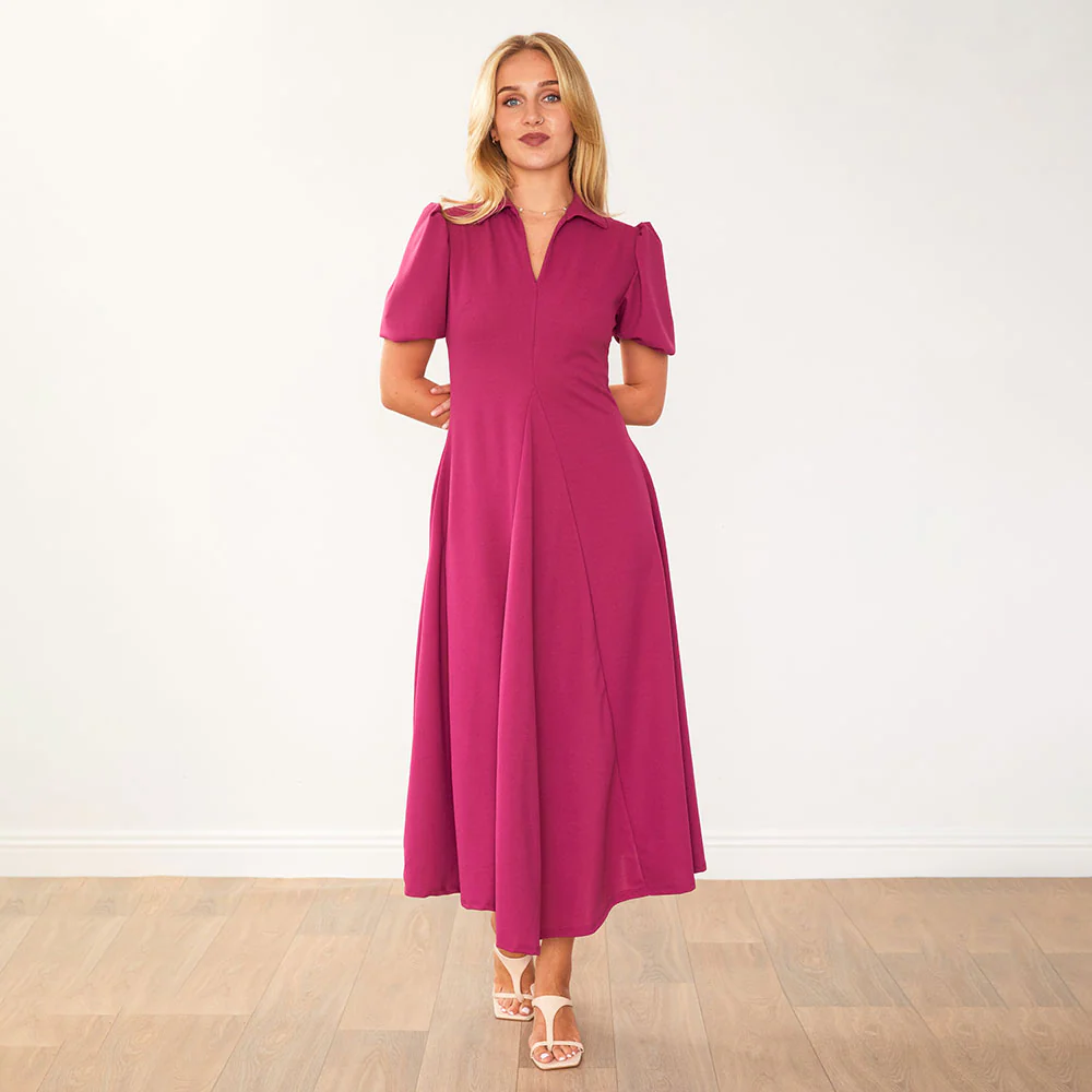 Hazel Dress (Berry) - Image 10