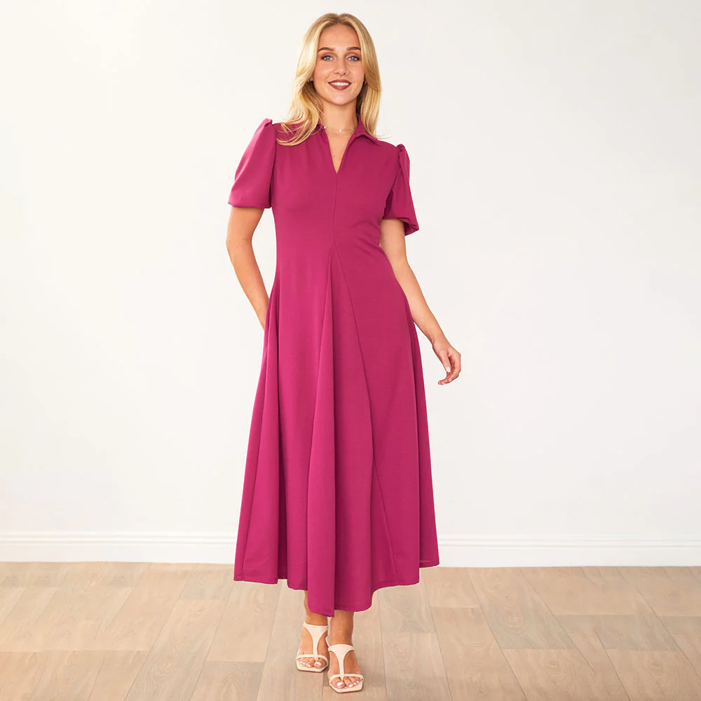 Hazel Dress (Berry) - Image 11