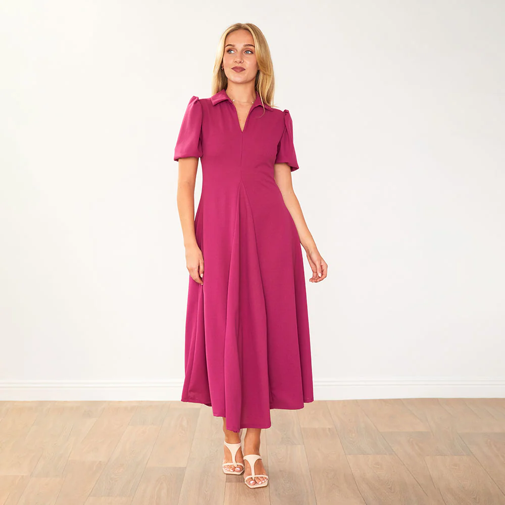 Hazel Dress (Berry) - Image 12