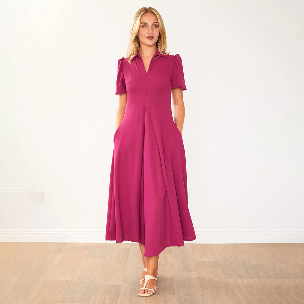 Hazel Dress (Berry) - Image 14