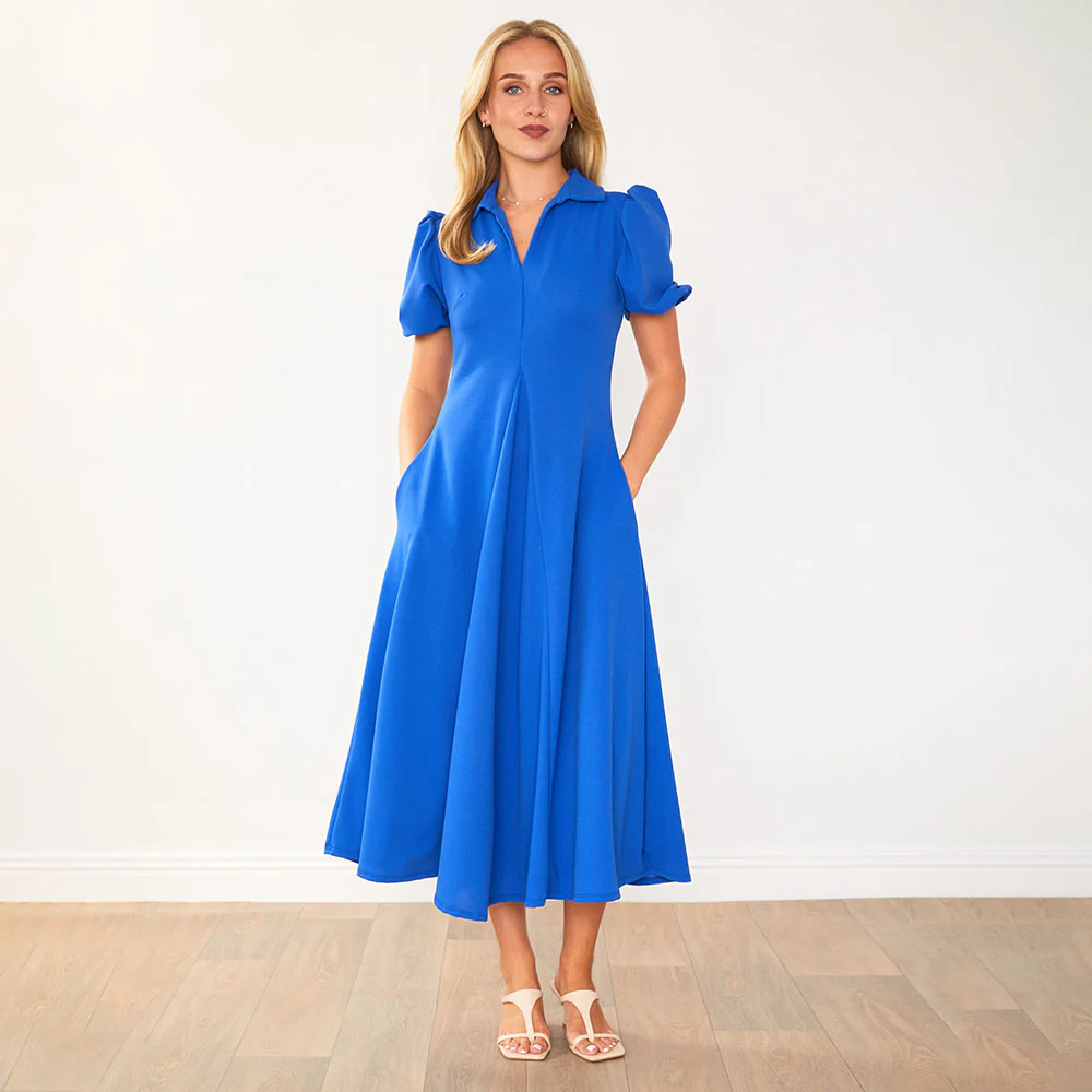 Hazel Dress (Cobalt) - Image 10