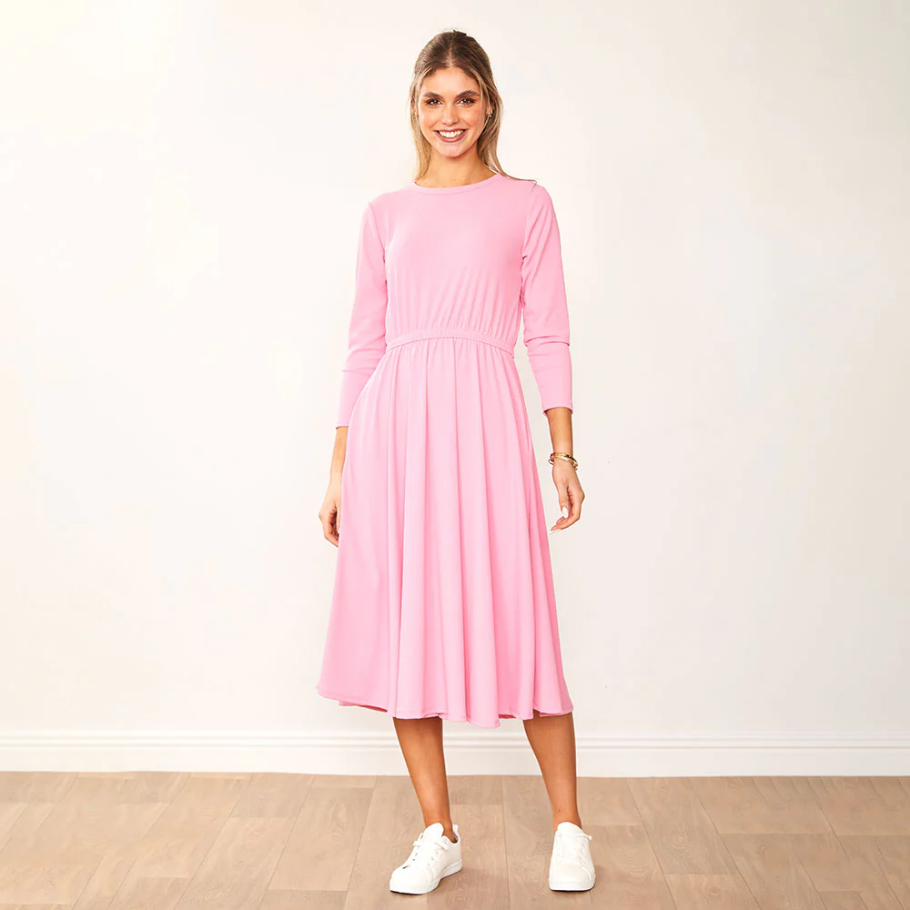 Heidi Dress (Pink) - Image 10