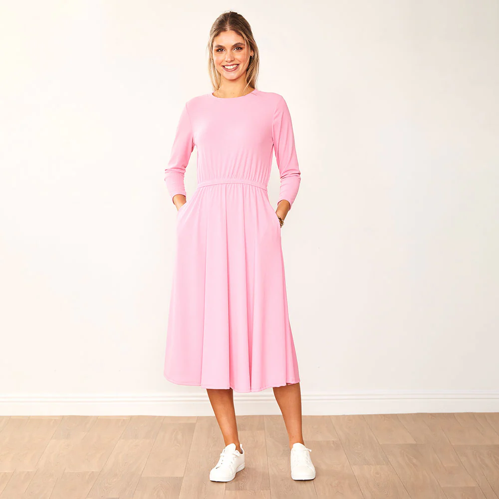 Heidi Dress (Pink) - Image 3