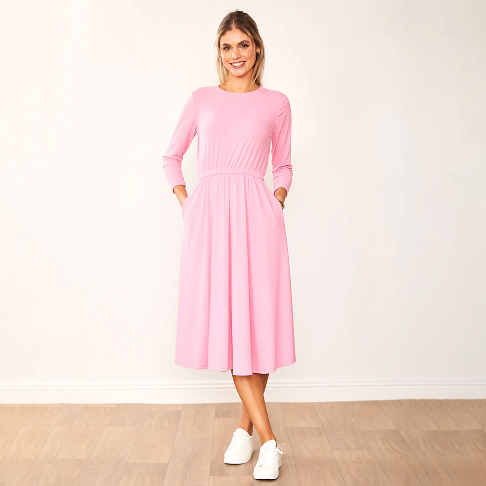 Heidi Dress (Pink) - Image 4