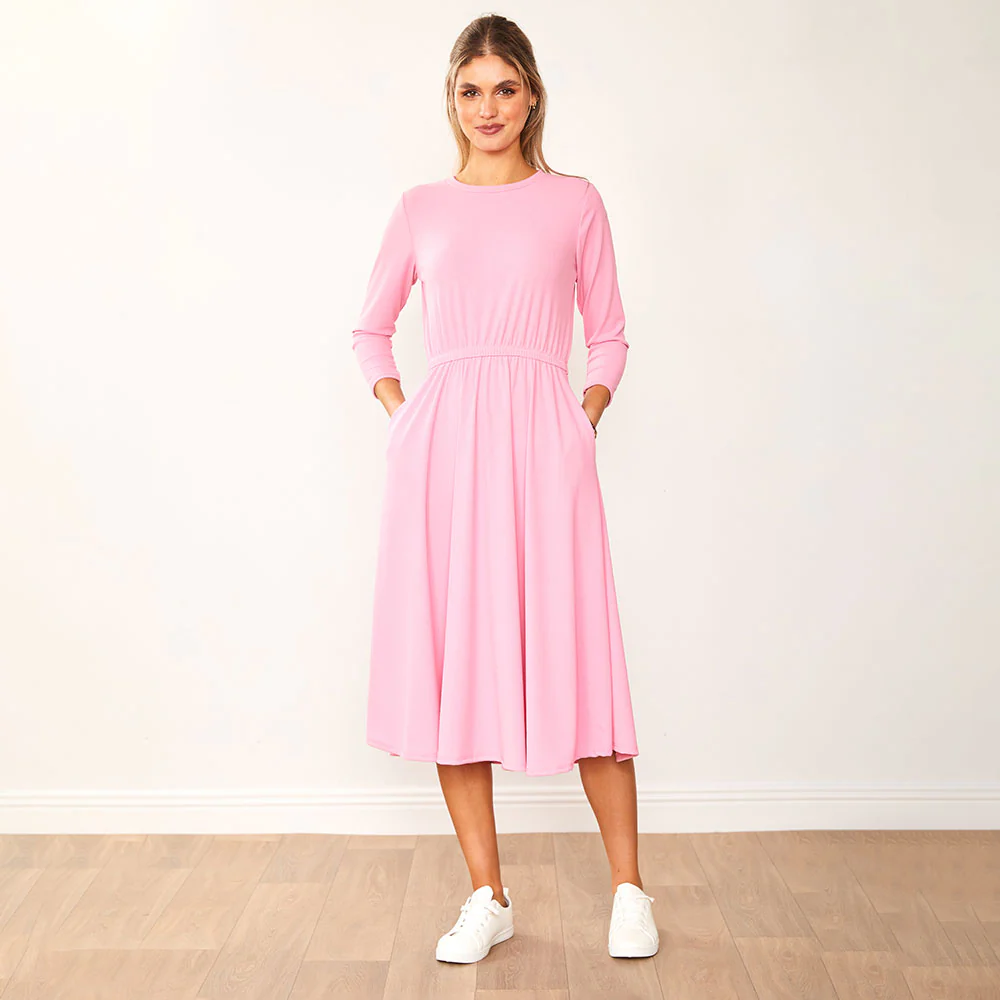 Heidi Dress (Pink) - Image 9