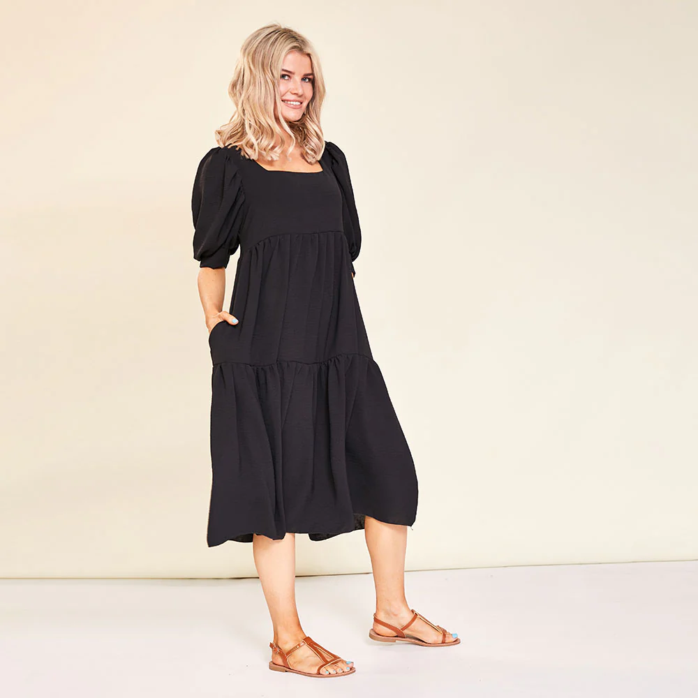 Hollie Dress (Black) - Image 4