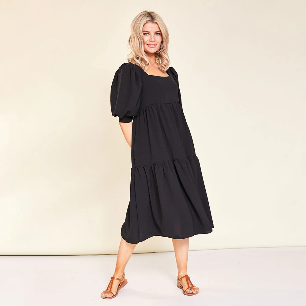 Hollie Dress (Black) - Image 5