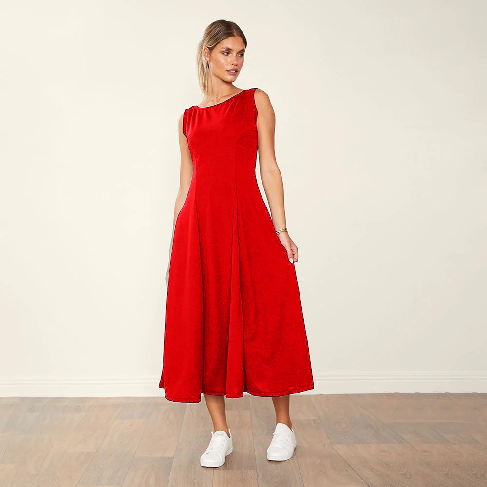 Hollie Dress (Red) - Image 11