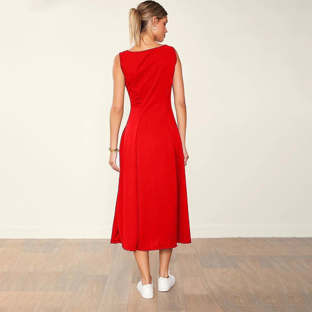 Hollie Dress (Red) - Image 13