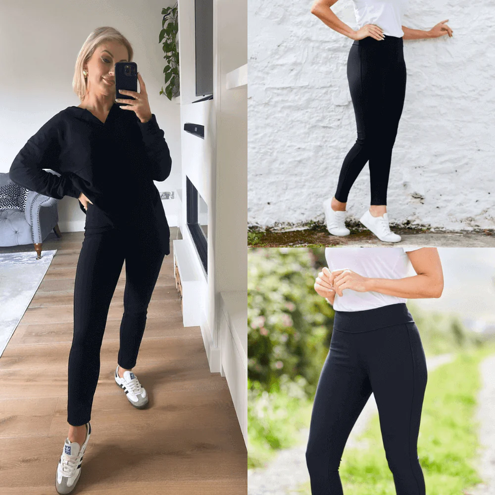 Holly Stretch Spandex Leggings (Black) - Image 39