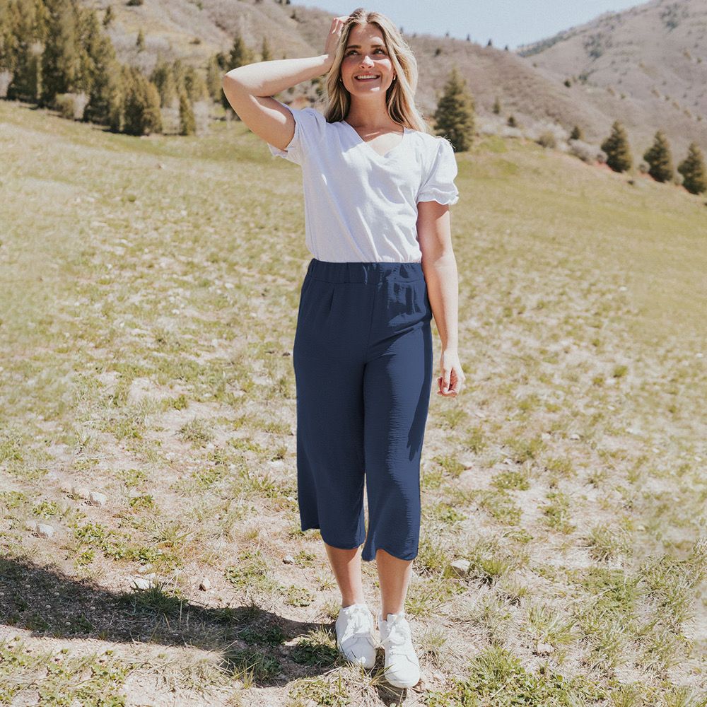 Molly Trousers (Navy) - Image 4