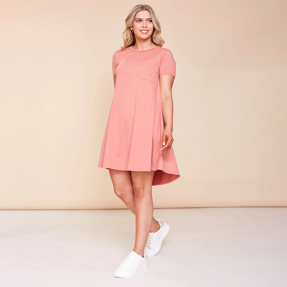 Hudson Dress (Dusty Rose)