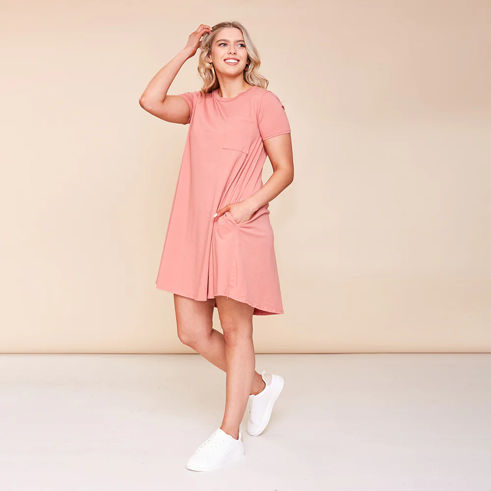Hudson Dress (Dusty Rose) - Image 10