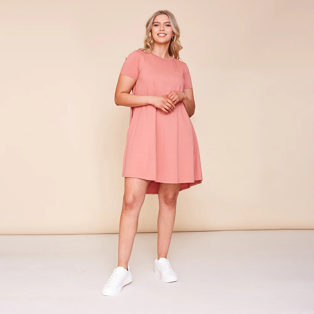 Hudson Dress (Dusty Rose) - Image 5