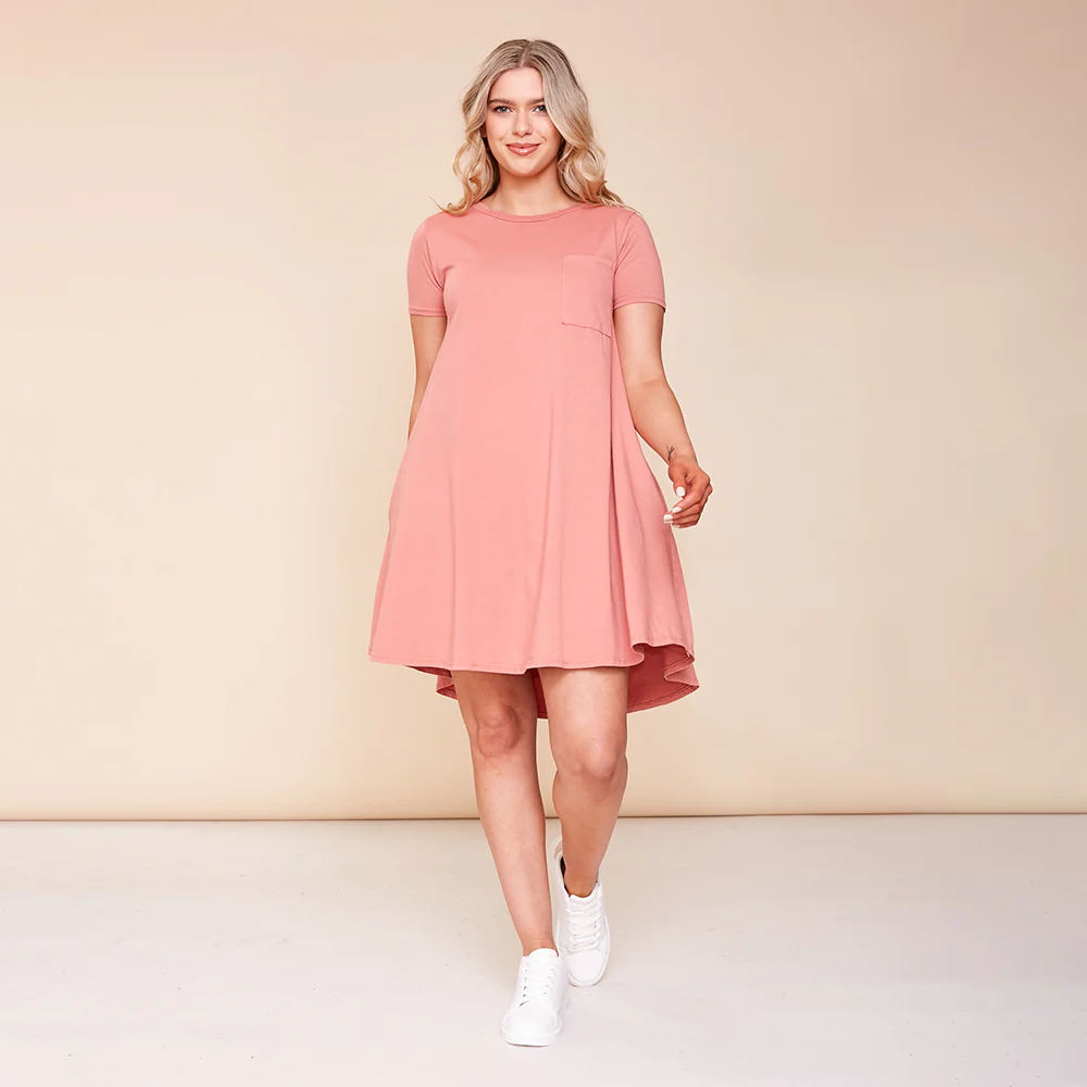 Hudson Dress (Dusty Rose) - Image 6