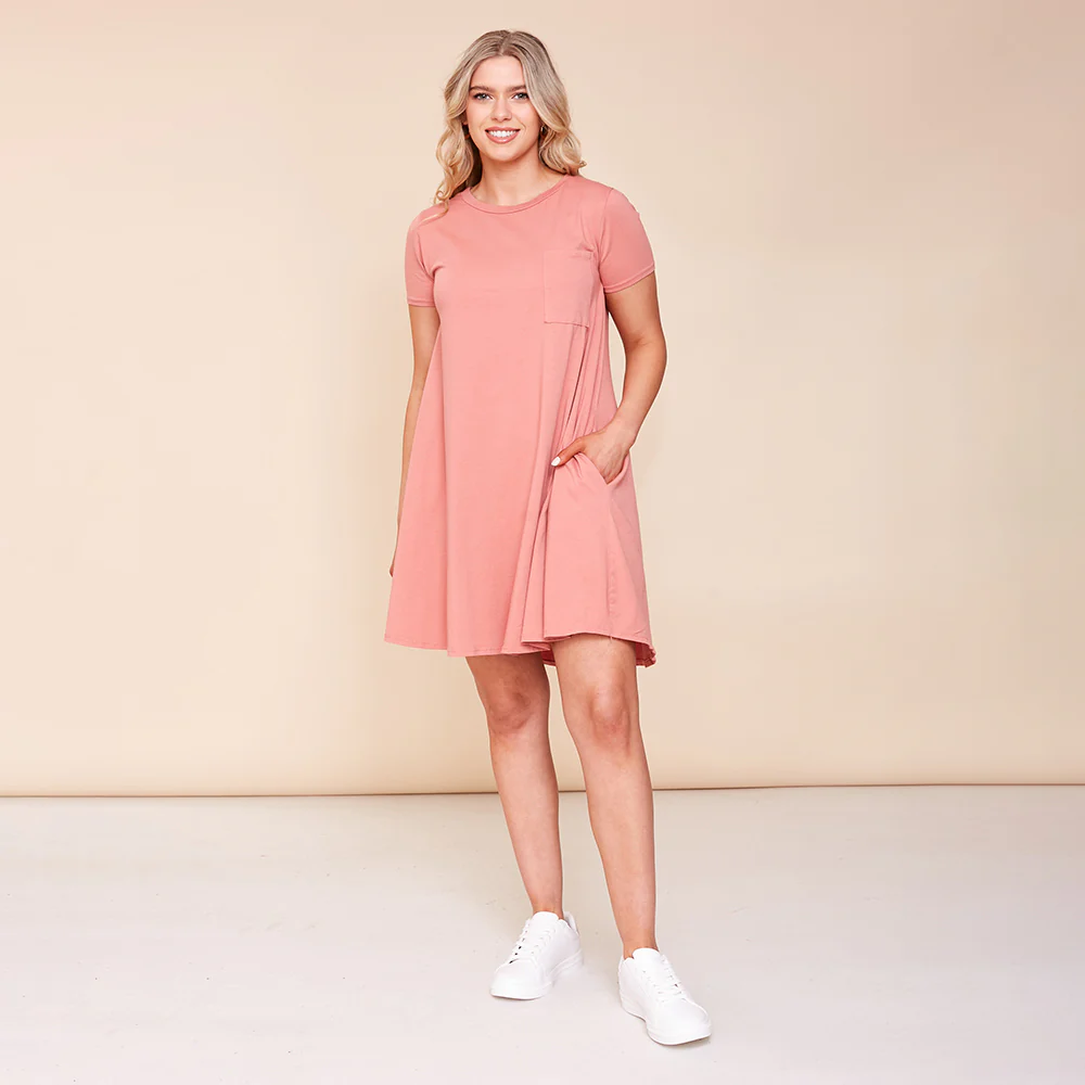 Hudson Dress (Dusty Rose) - Image 7