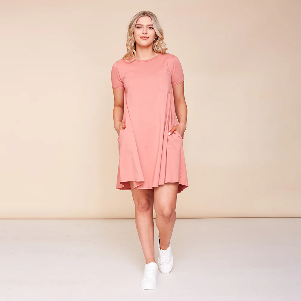 Hudson Dress (Dusty Rose) - Image 9