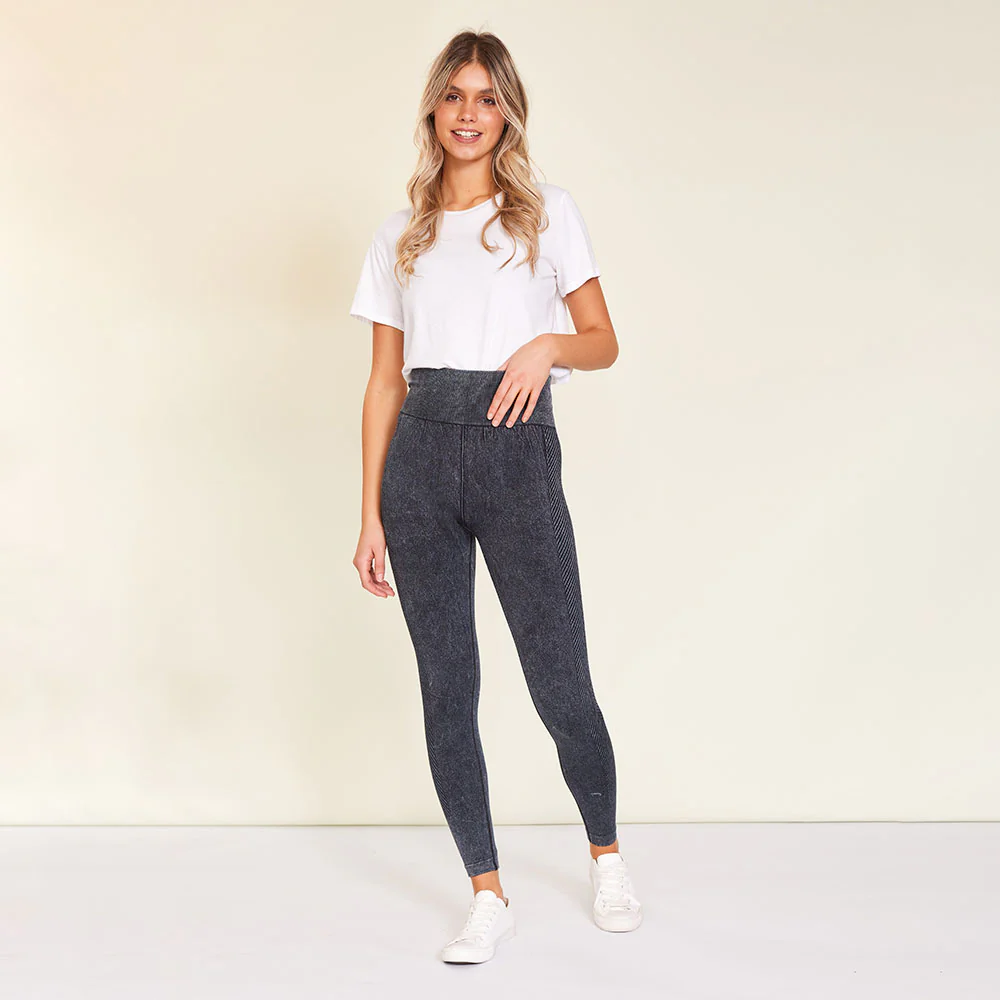 Isla Leggings (Black) - Image 2