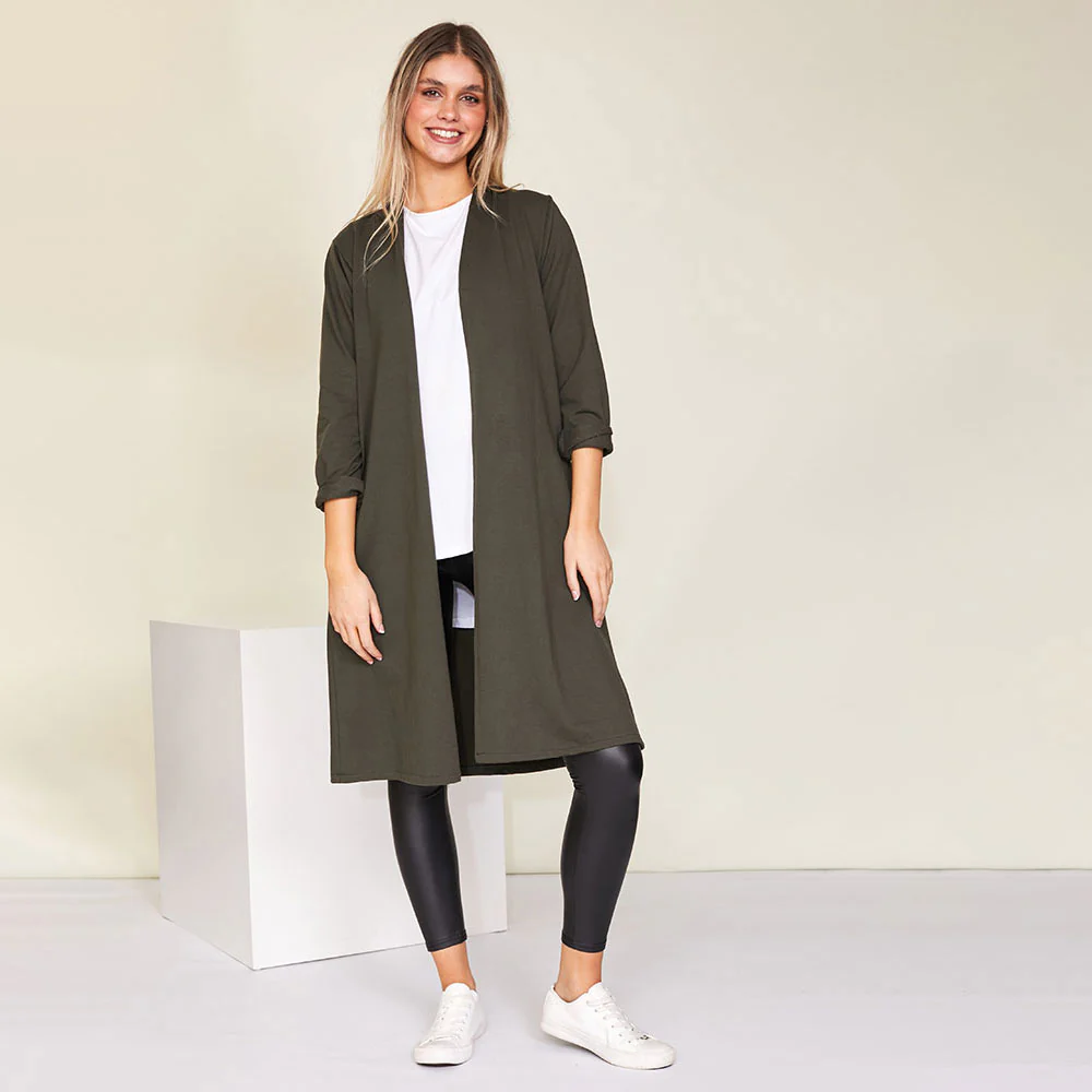 Janice Cardigan (Khaki)