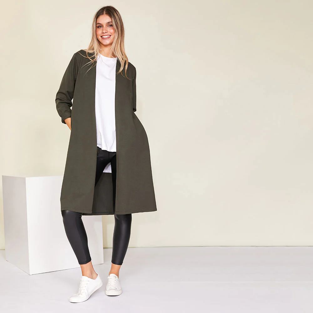 Janice Cardigan (Khaki) - Image 4