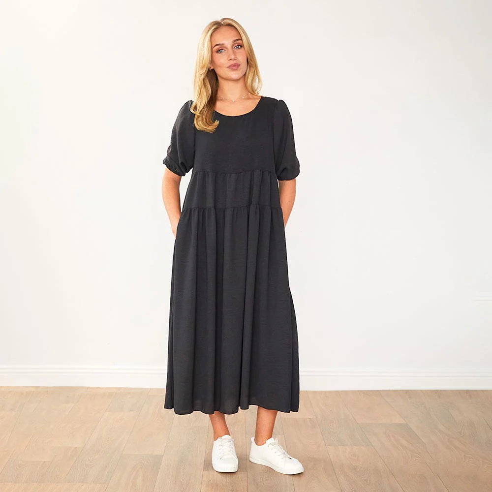 Jasmine Dress (Black) - Image 10
