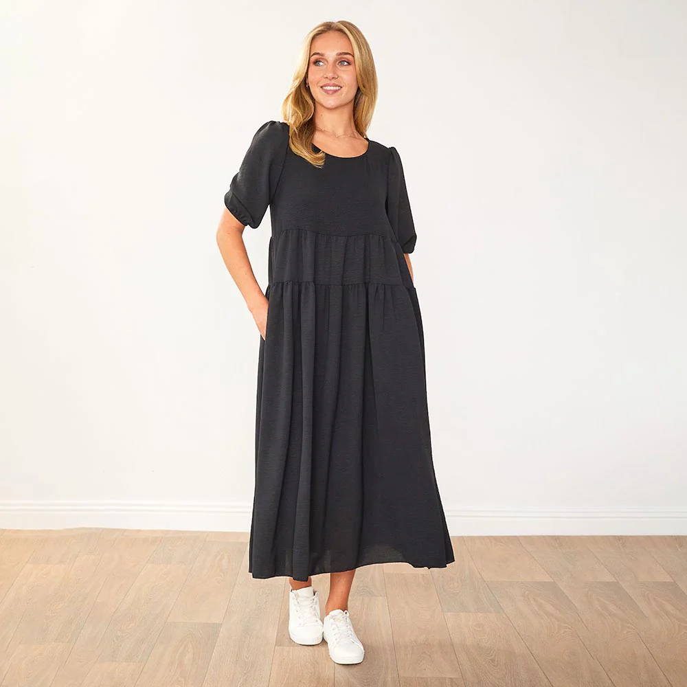 Jasmine Dress (Black) - Image 3