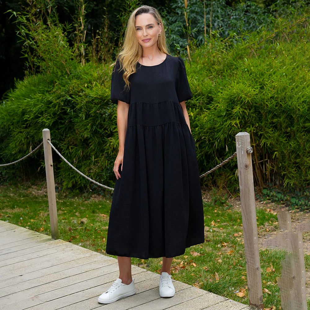 Jasmine Dress (Black) - Image 6