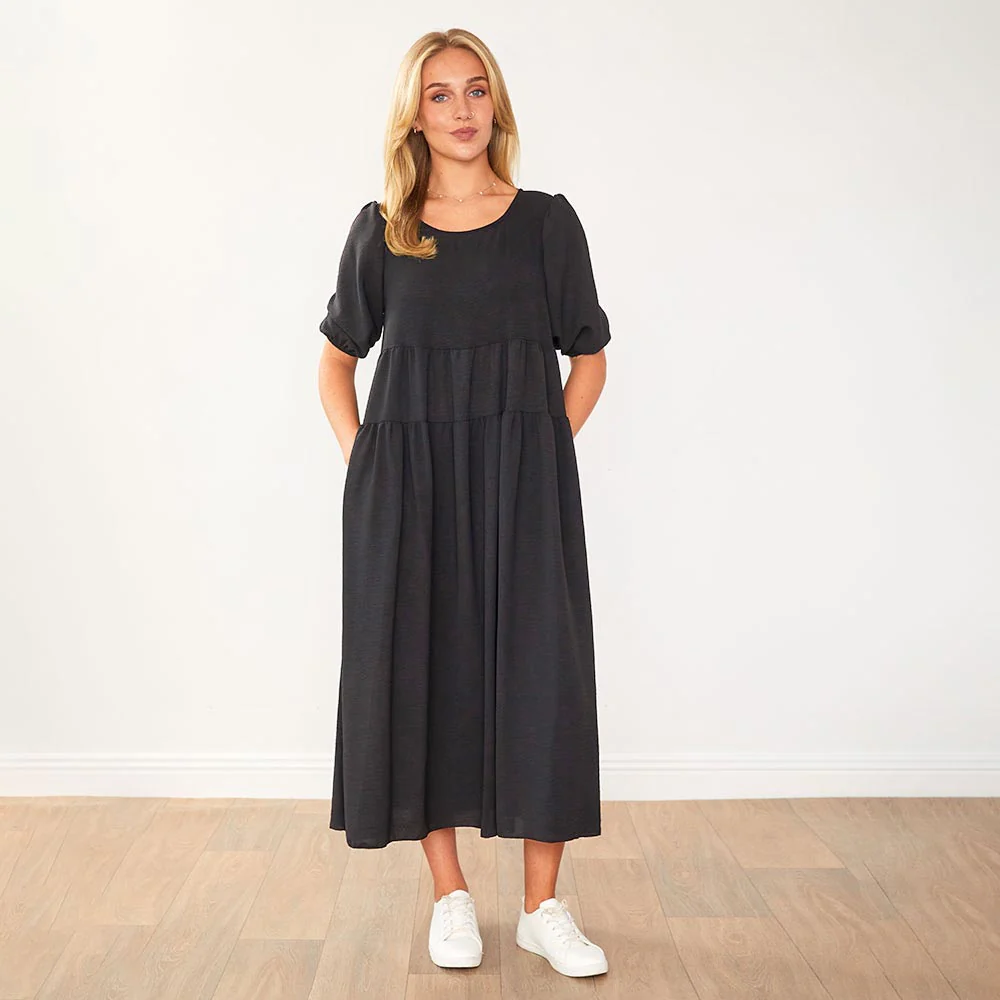 Jasmine Dress (Black) - Image 7