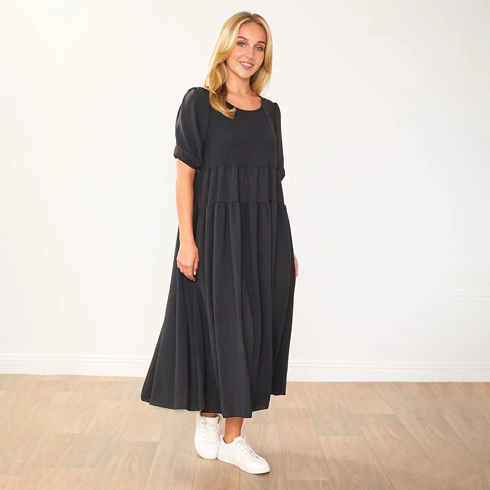 Jasmine Dress (Black) - Image 9