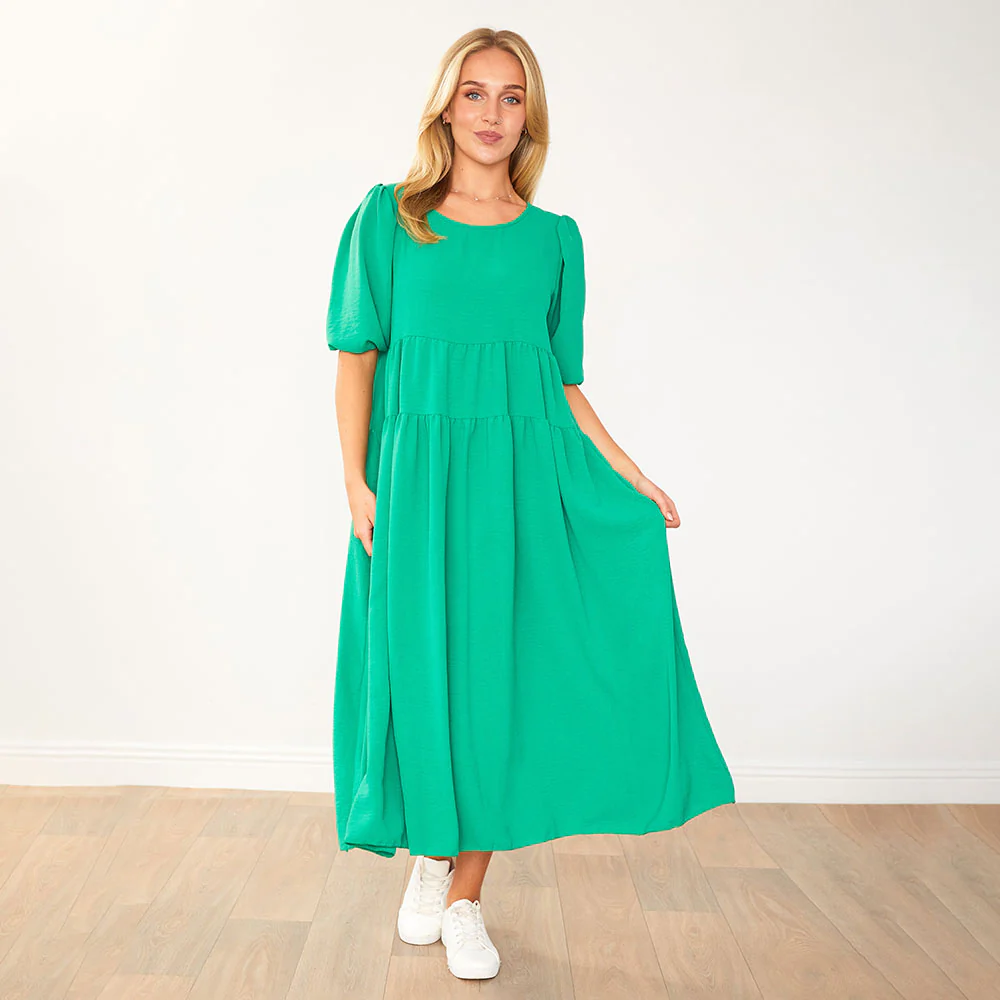 Jasmine Dress (Green) - Image 10