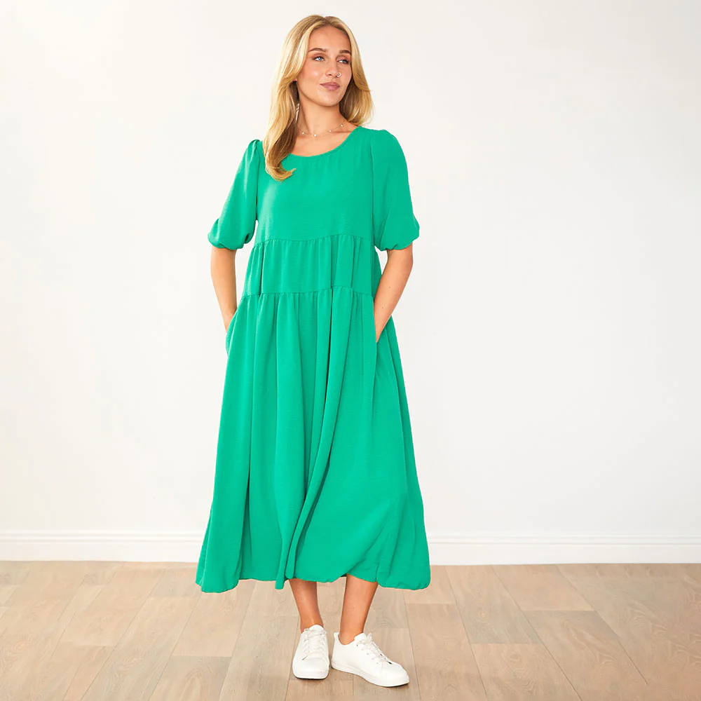 Jasmine Dress (Green) - Image 12