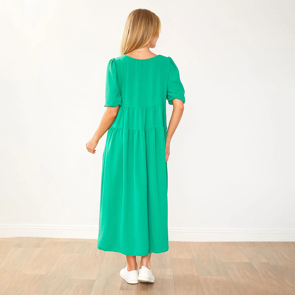 Jasmine Dress (Green) - Image 14