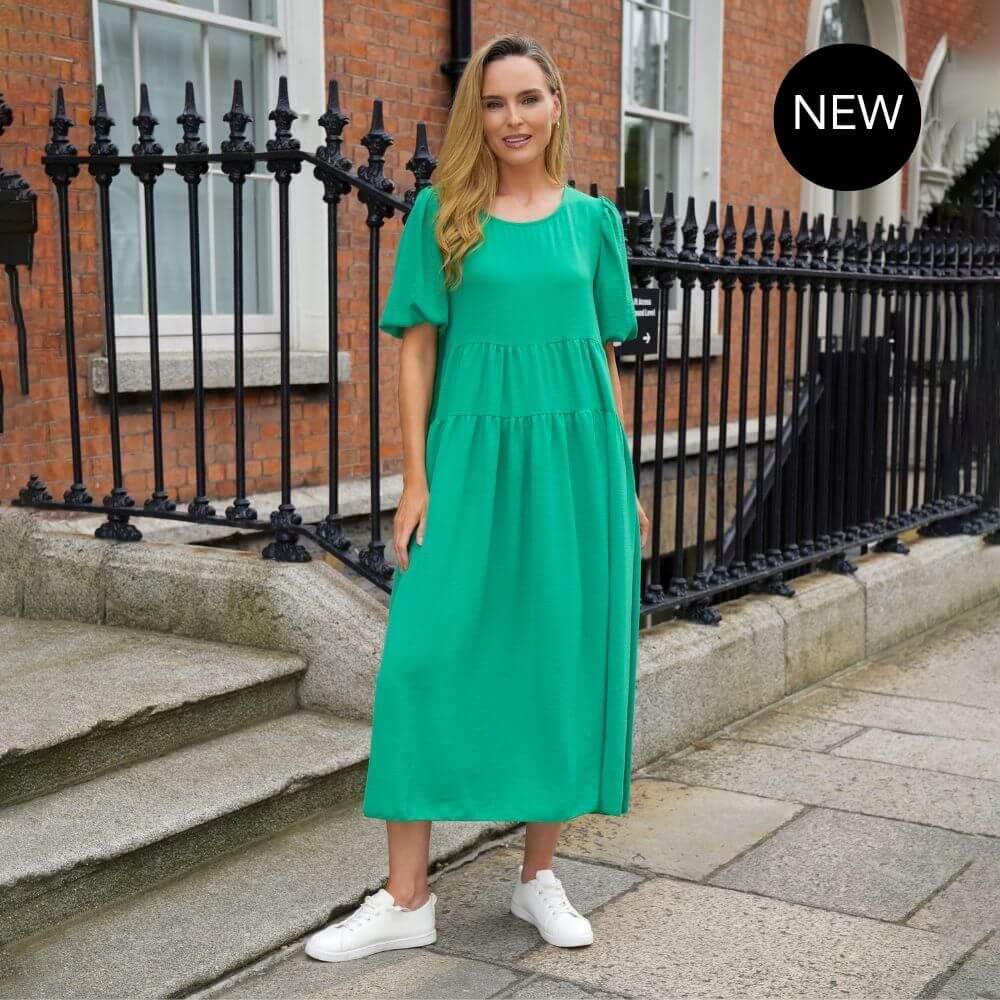 Jasmine Dress (Green) - Image 6