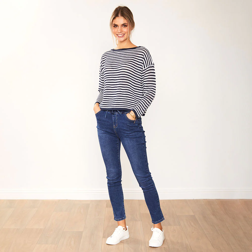 Jill Jumper (Navy Stripe) - Image 11