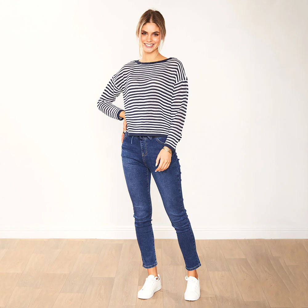 Jill Jumper (Navy Stripe) - Image 4