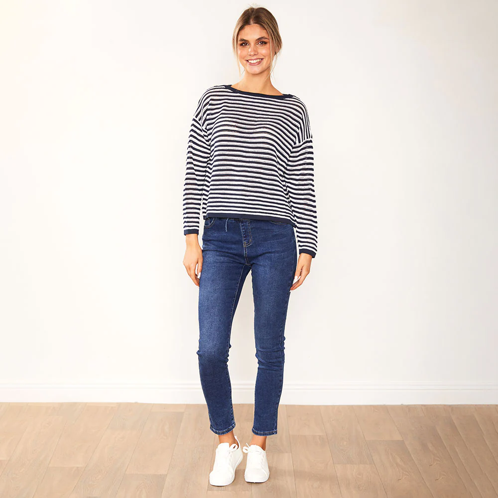Jill Jumper (Navy Stripe) - Image 5