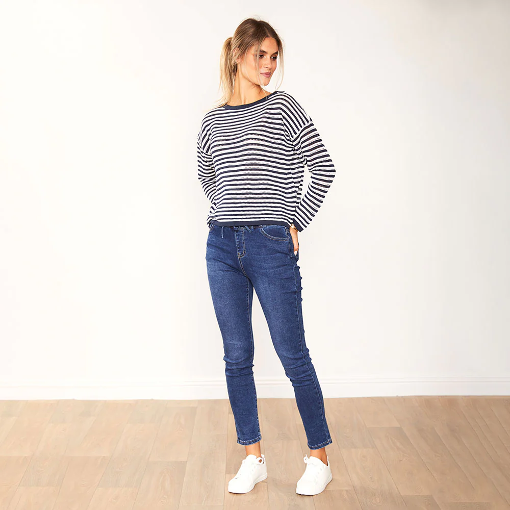 Jill Jumper (Navy Stripe) - Image 6
